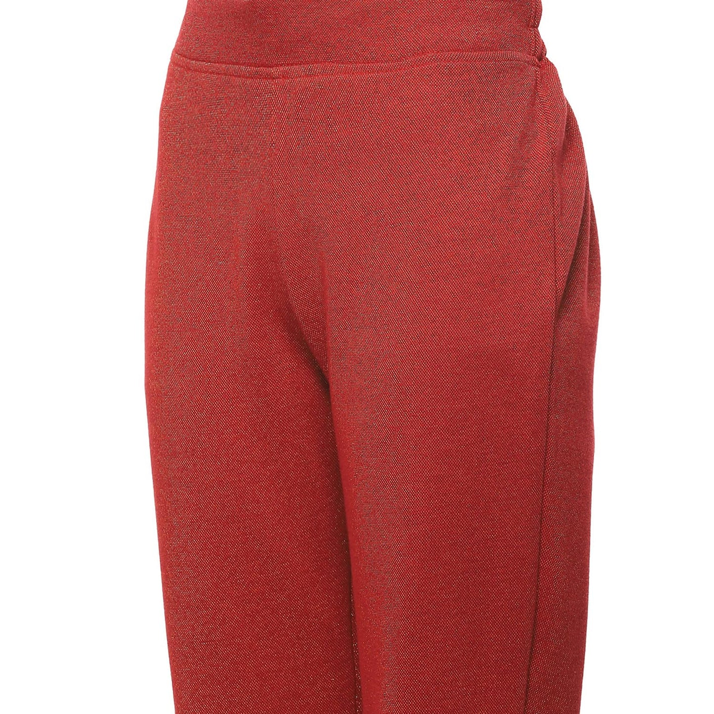 BIBA Women's Cotton Yarndyed Straight Mix & Match (Winter W2226_Red Maroon_38, Suit Set)