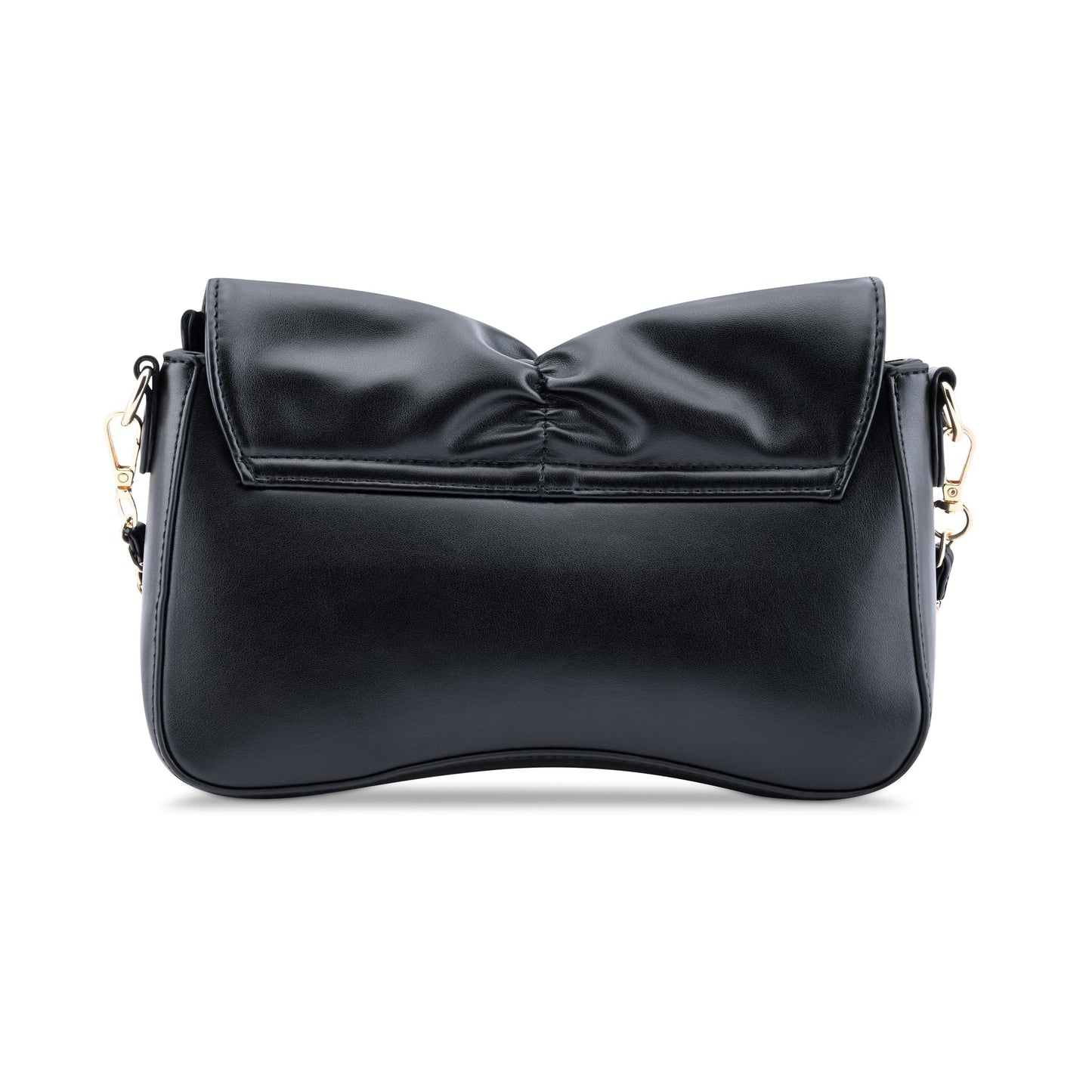 Fastrack Bow-tiful Sling | Faux-Leather Women's Handbags| Ladies Purse Handbag | Sling Bag for Casual Carry