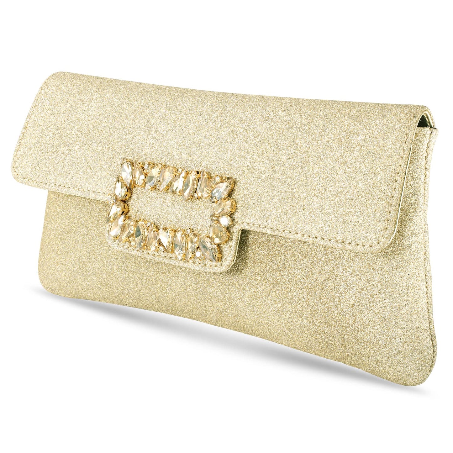 Peora Gold Clutch Purses for Women Girls Wedding Handmade Evening Handbags Party Bridal Clutch