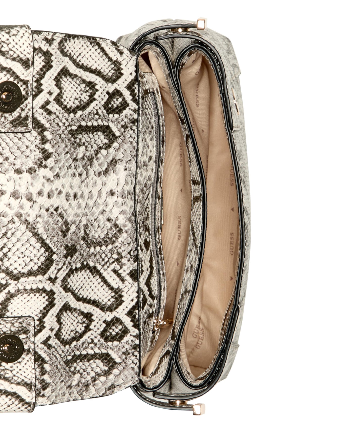 GUESS Natural Printed Anadela Convertible Flap Crossbody Bag