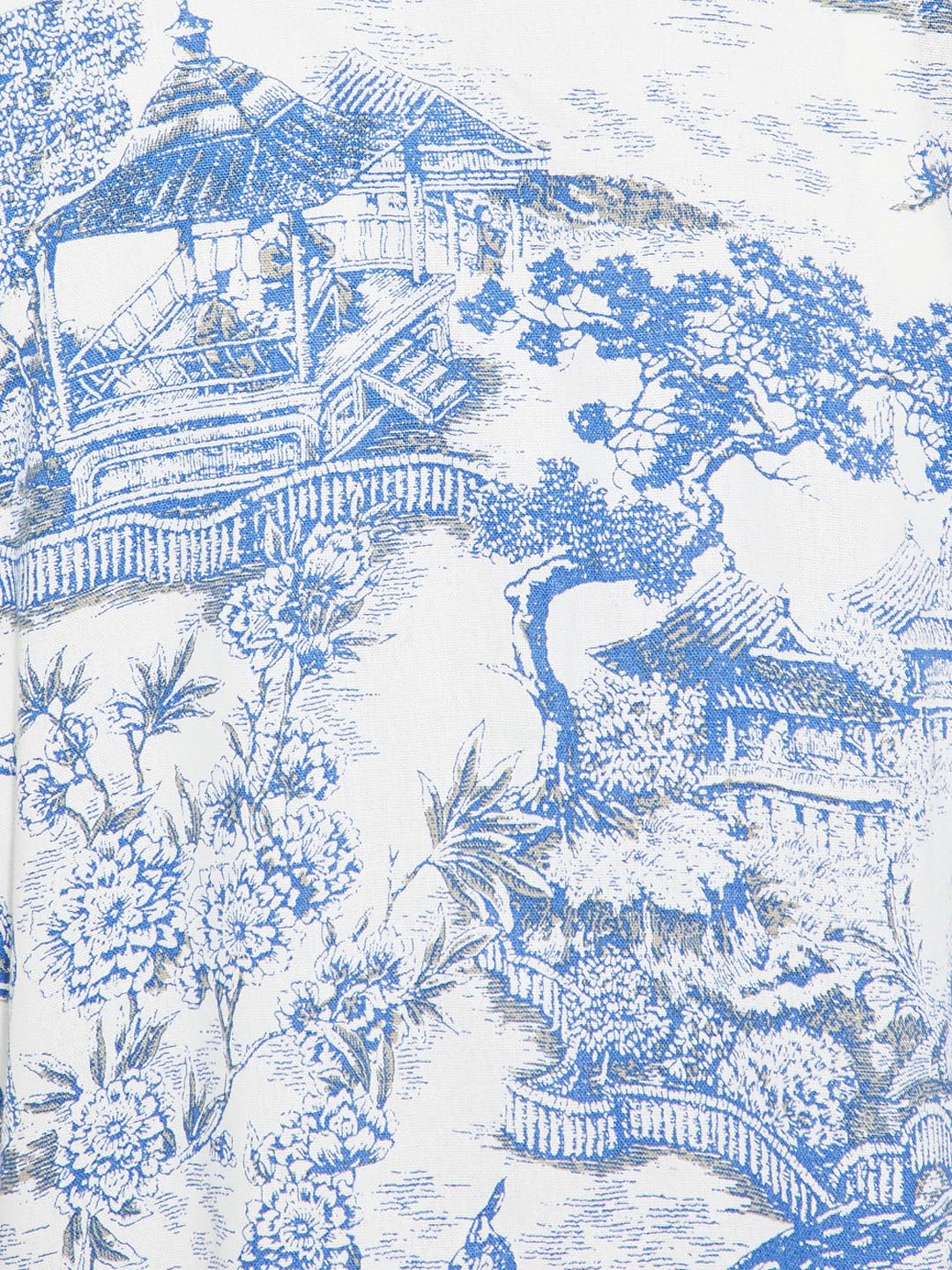 Max URB_N Men Printed Oversized Shirt (Blue_M)