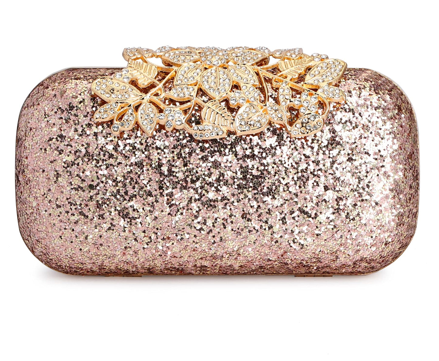 TOOBA Women's Clutch, Metallic Rose Gold