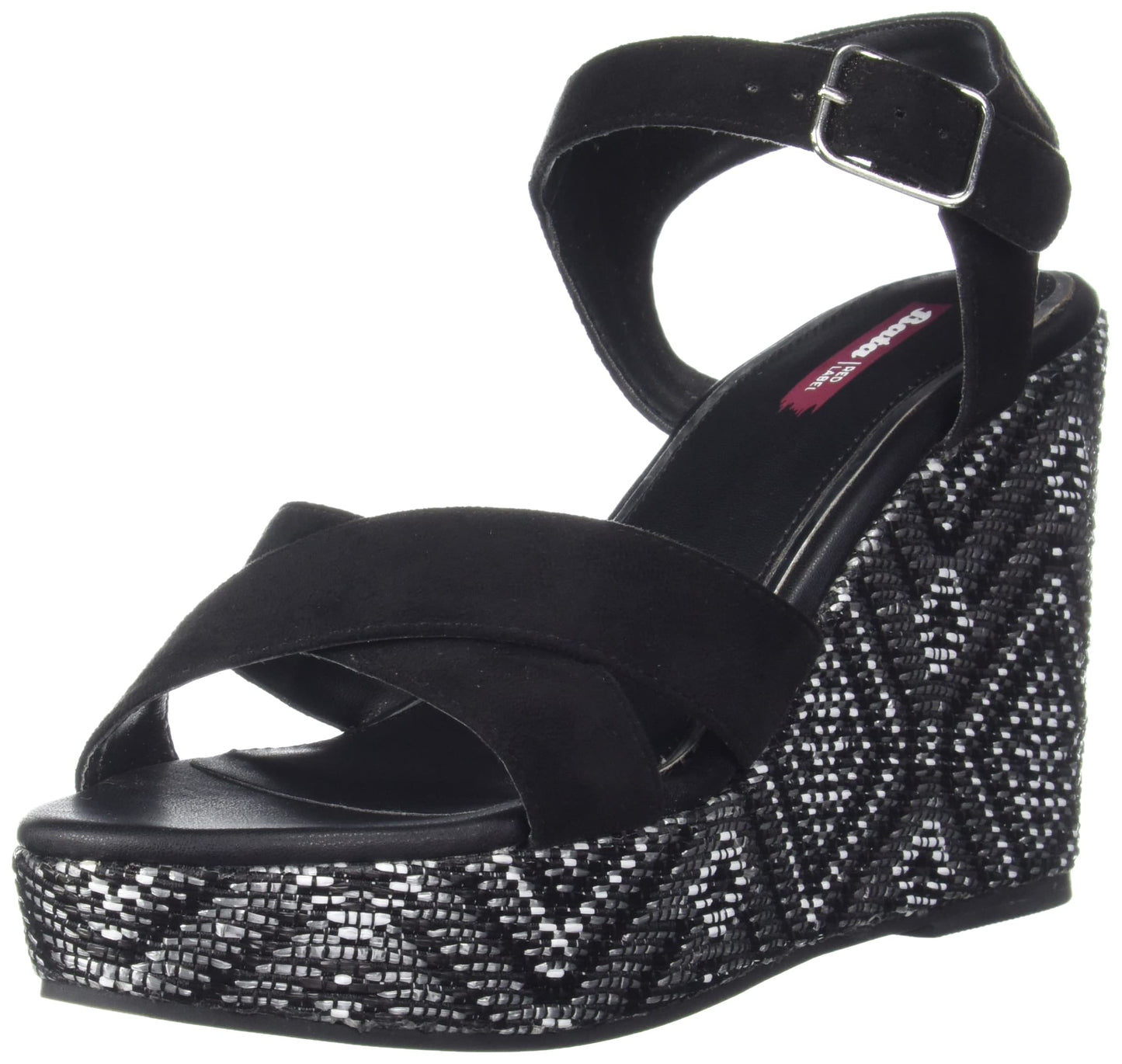 BATA Women's 7616078 Ankle-Strap Sandal - [Black, 5 UK]