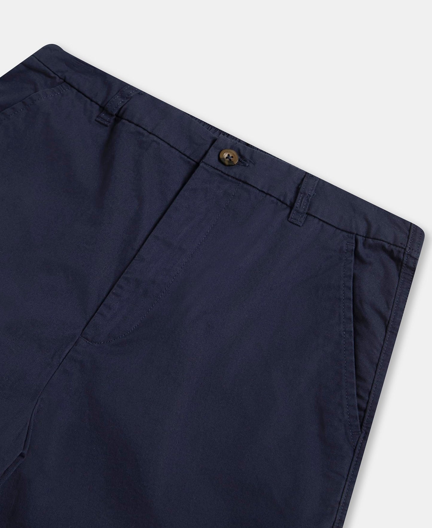 Jockey A125 Women's Super Combed Cotton Woven Twill Fabric Relaxed Fit Shorts with Convenient Side Pockets_Navy Blazer_M