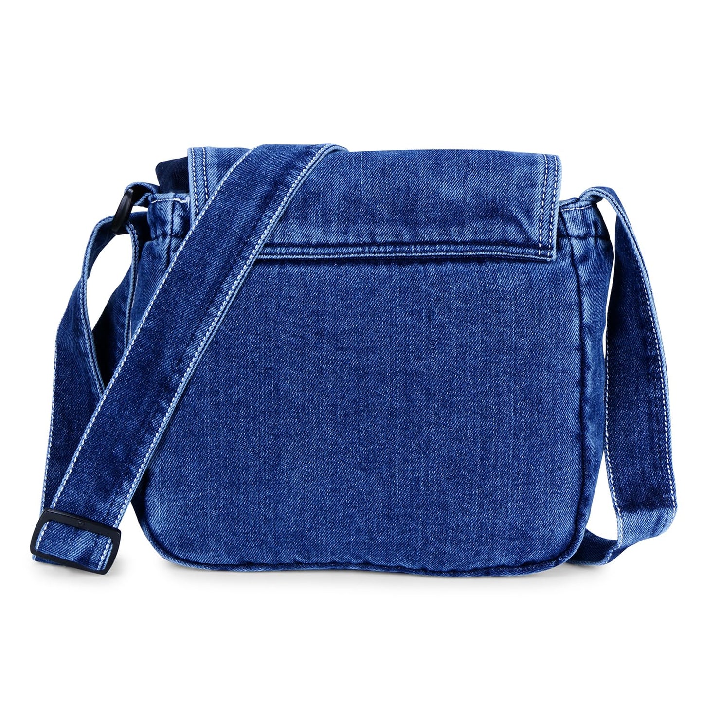 ZAINTO® Blue Denim Sling Bag for Women | Small Crossbody Shoulder Bag for Office, Travel & Casual Use | Eco-Friendly Premium Fabric | Lightweight & Stylish Everyday Sling Purse for Girls & Ladies