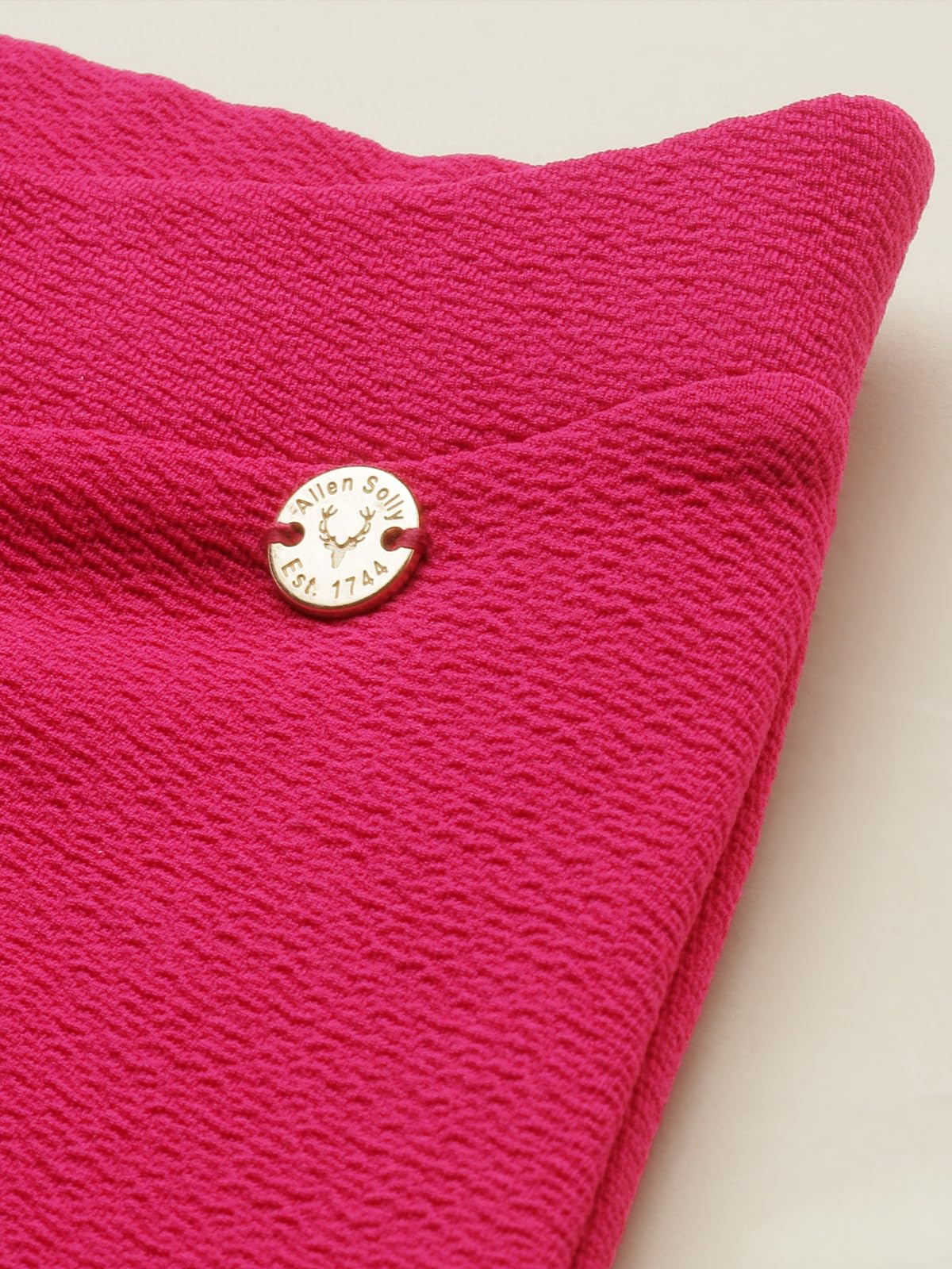 Allen Solly Girls Pink Textured Trousers