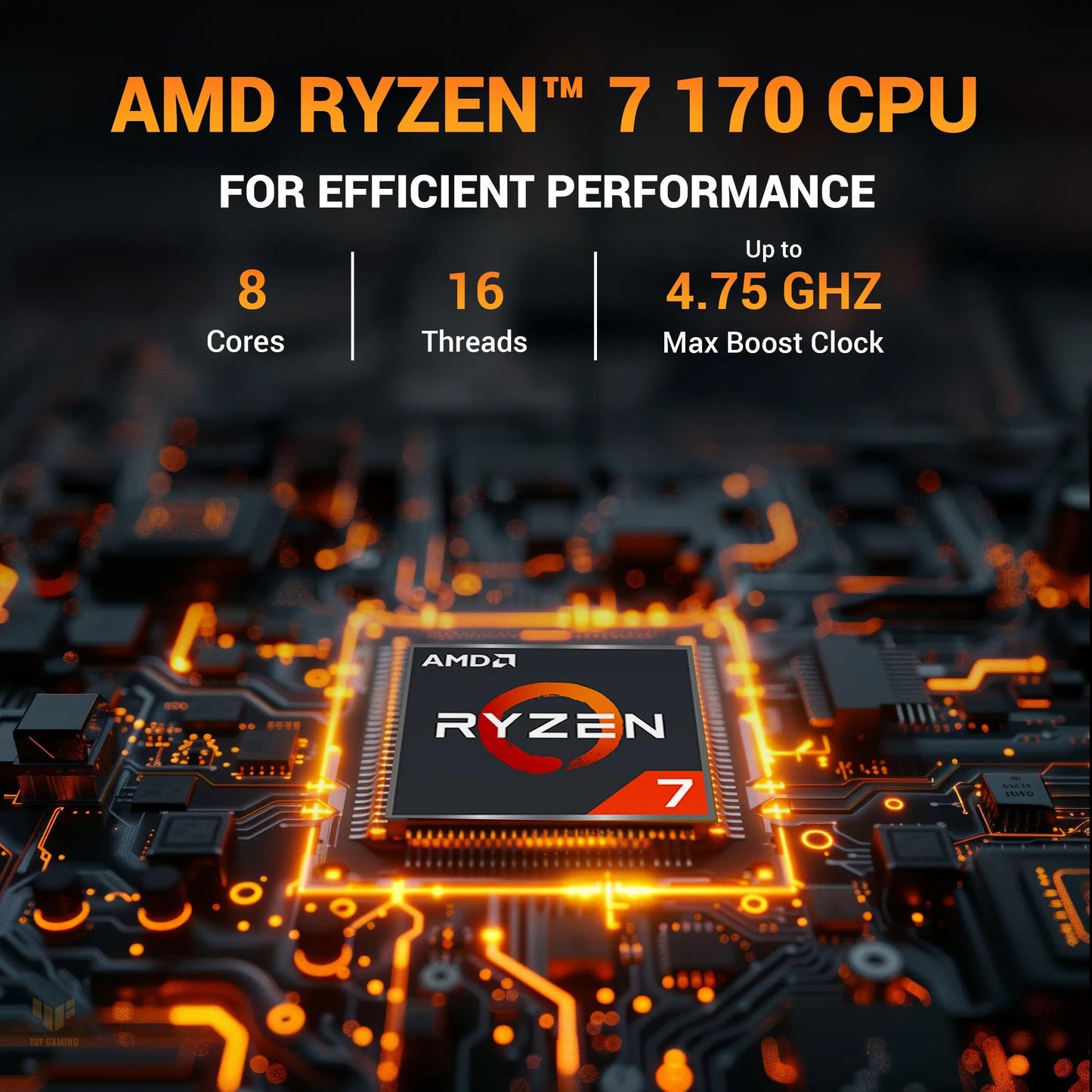 ASUS TUF A15, AMD Ryzen 7 170, RTX 3050-4GB, 16GB RAM (Upgradeable), 512GB SSD, FHD, 15.6"(39.6 cm),Windows 11 Home,Graphite Black, 2.3 Kg, FA506NCQ-HN006W, Gaming Laptop