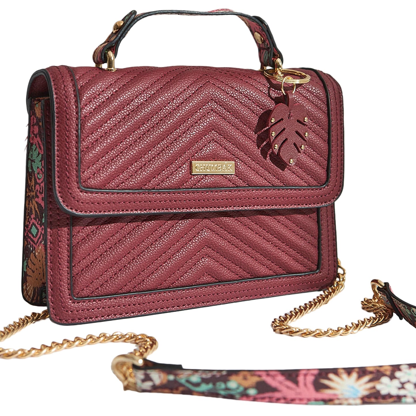 Chumbak Crossbody Sling Bag for Women | Stylish Printed Canvas Box Sling bag | Multipurpose Daily use Bag for Office/College/Travel