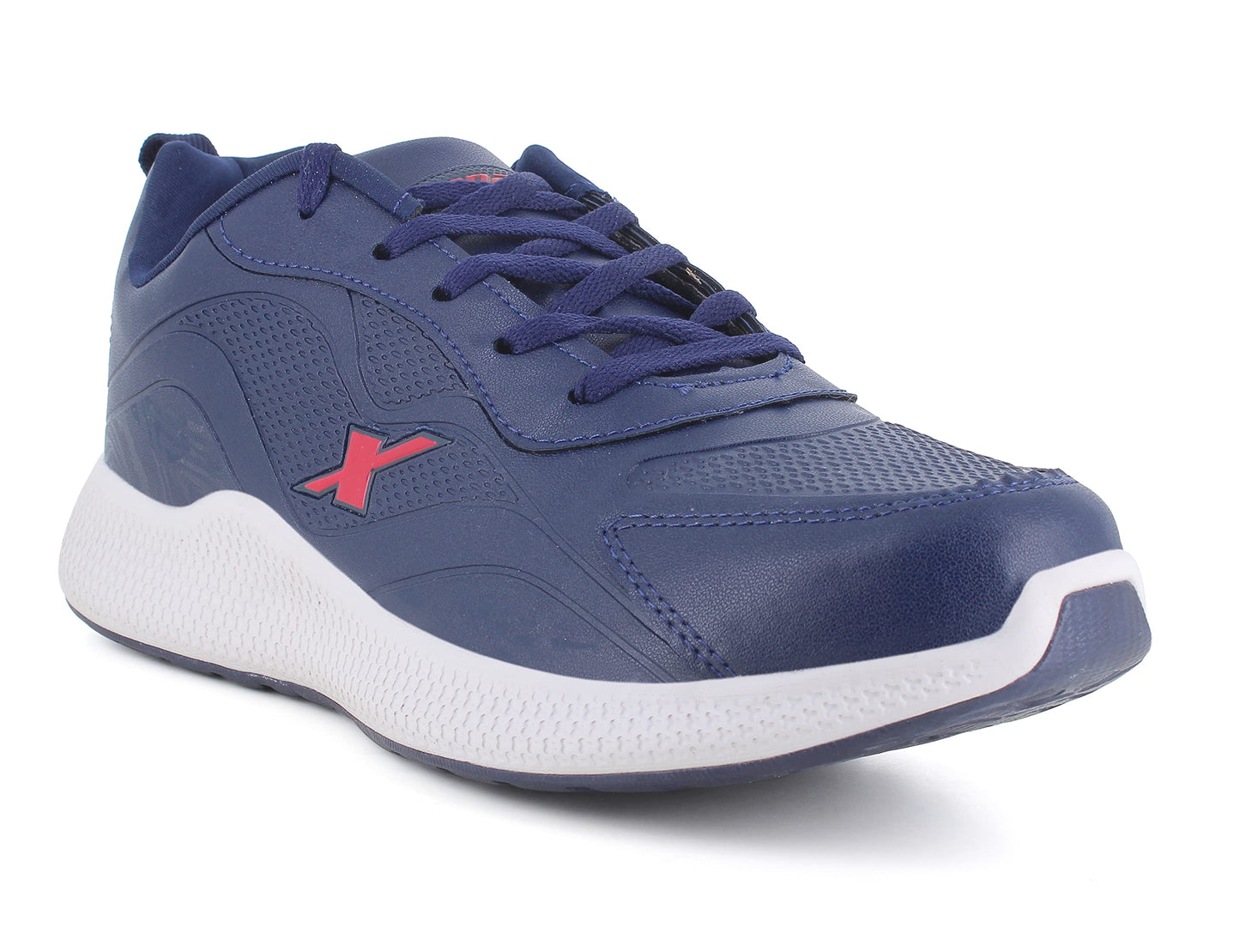 SPARX Men SM-736 Navy Blue Red Sports Shoes (SX0736GNBRD0008)