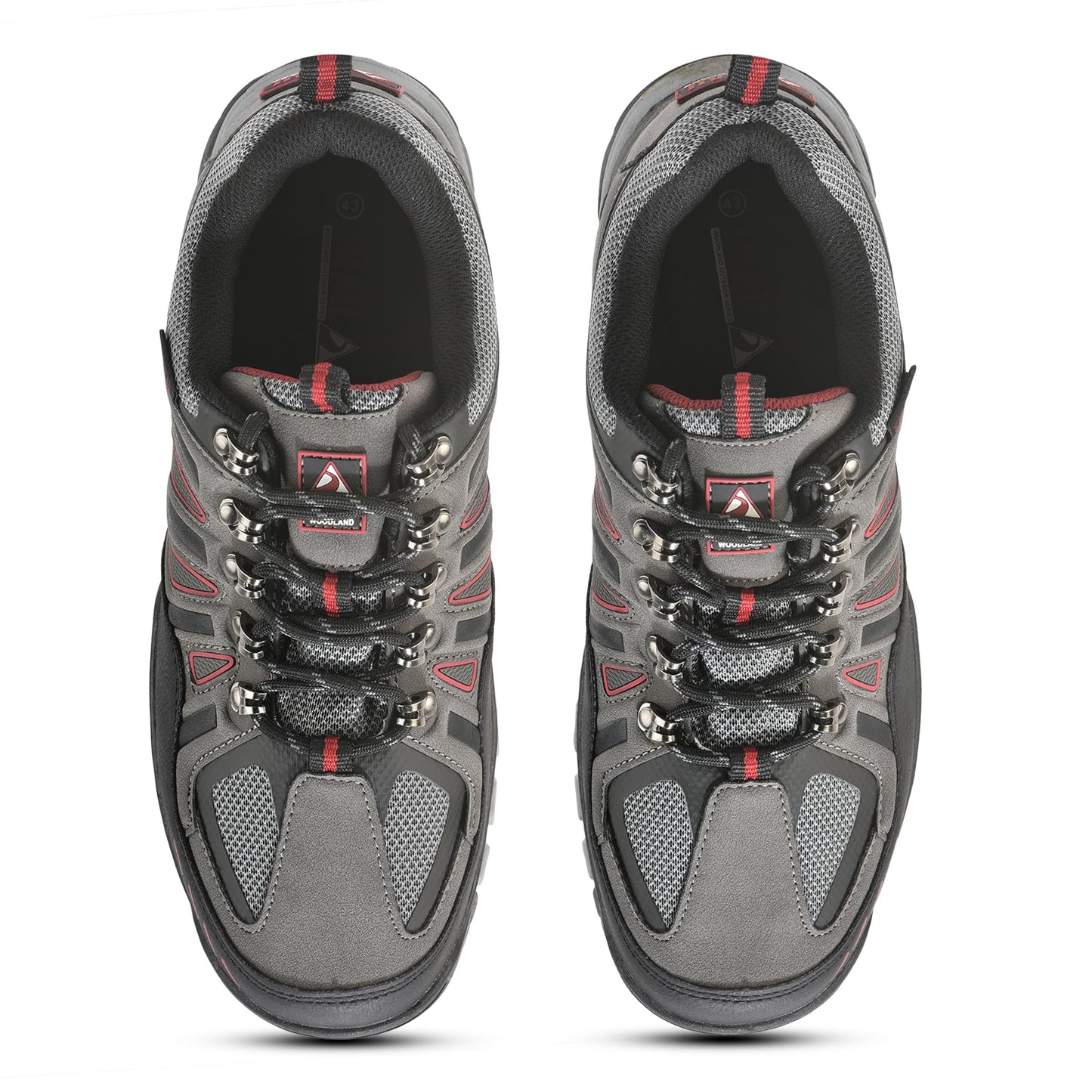 Woodland Men's Grey MESH Sports Shoes-9 UK (43EURO) (22YG200HS)