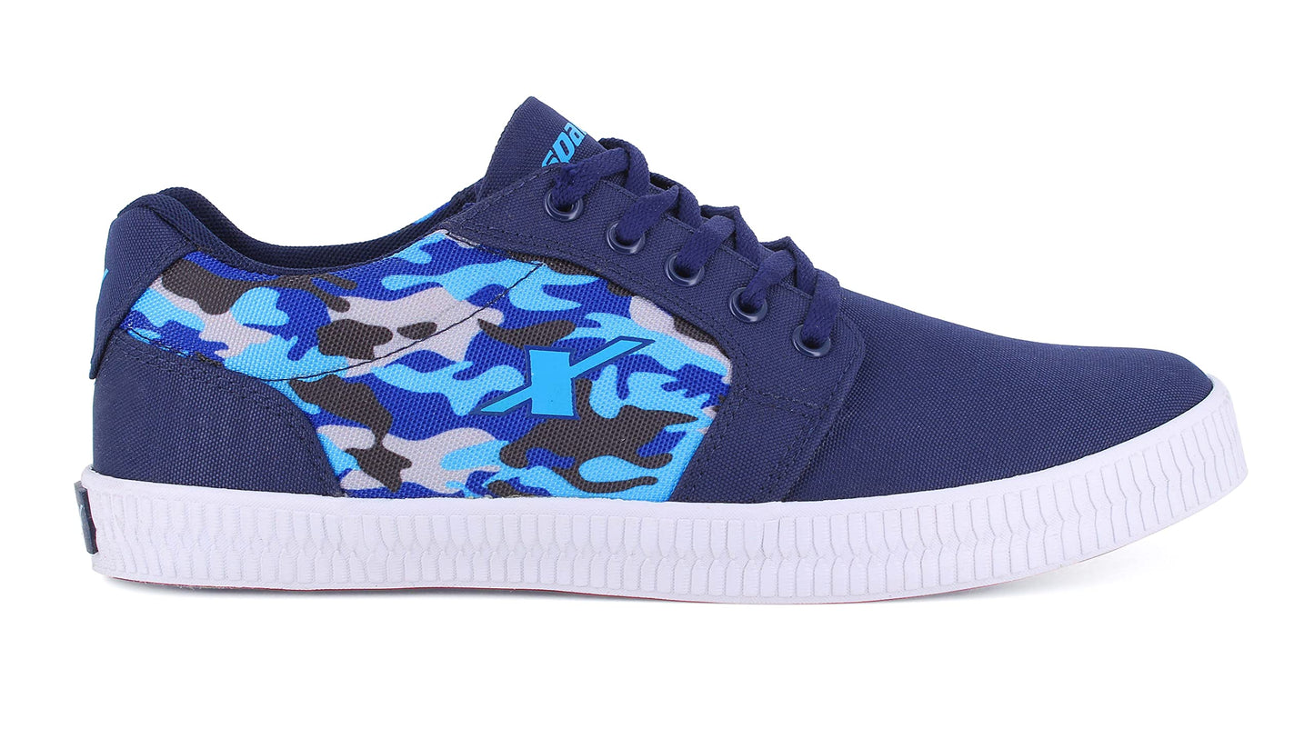 Sparx mens Sneaker (Navy Blue Camouflage_7 UK_SM-725)