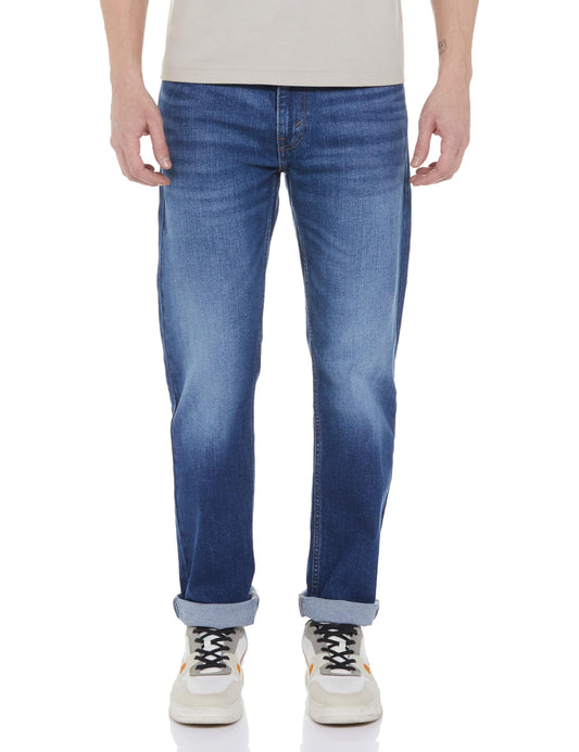 Levi's Men Mid Rise Relaxed Jeans (003FA-0002_Blue_34)