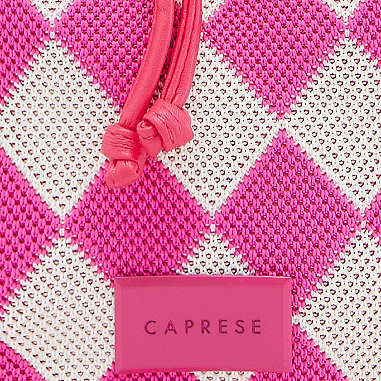 Caprese Checker Sling Bag for Women (Medium, Fuchsia)