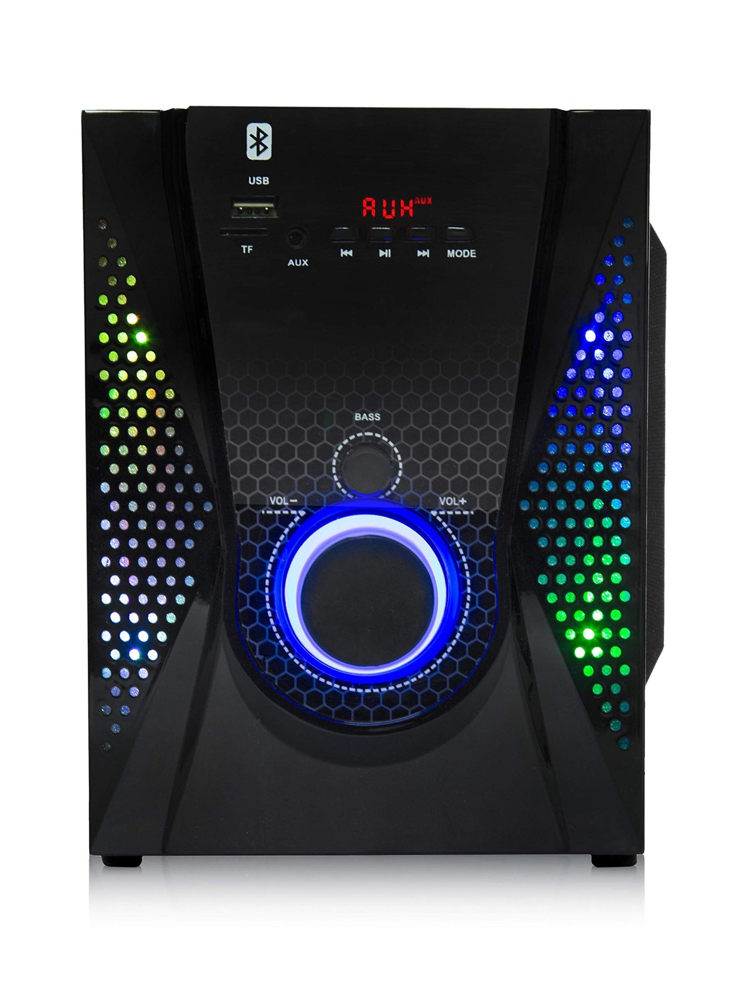 TRONICA Version: 4 Ace Series 5.1 Home Theater System with Bluetooth/PenDrive/Fm/TV/Aux Support with Remote & LED Spectrum