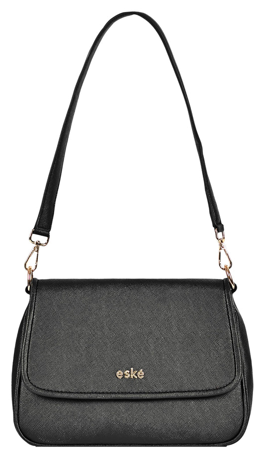 eske Odette Vegan Leather Textured Shoulder Bag for Women