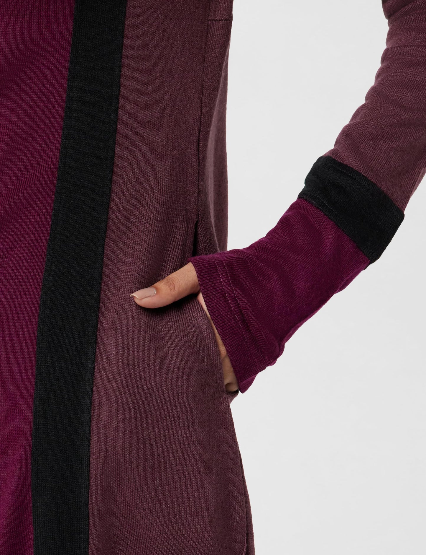 Max Women's Acrylic Casual Shrug Sweater (SRG2603_Wine_S)