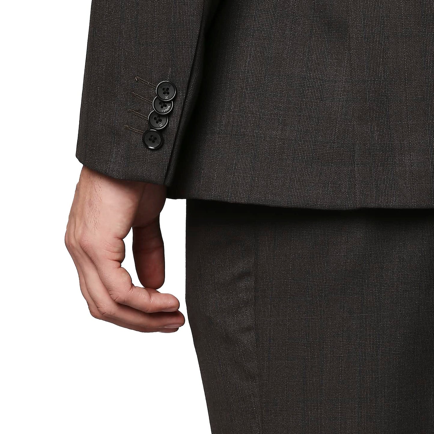 Raymond Dark Brown Suit (Size: 38)-RMDX02063-O8