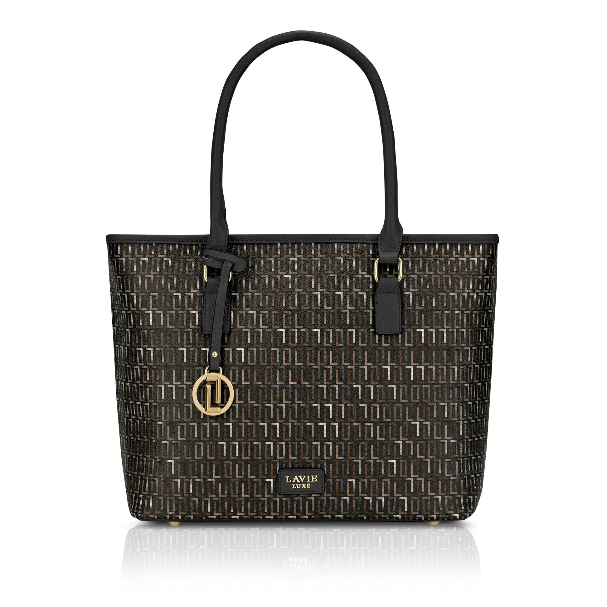 Lavie Luxe Women's Sherry25 Pro Monogram Laptop Handbag for Women