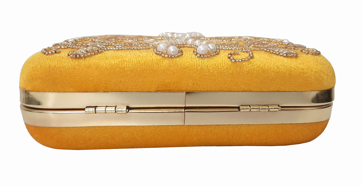 DUCHESS Women's Clutch (Yellow)