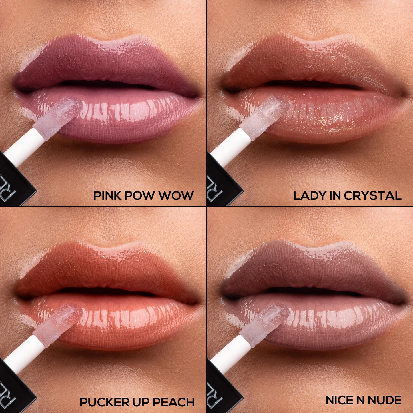 RENEE See Me Shine Minis Gloss Party Lip Gloss Combo 1ml Each, Non Sticky & Non Drying Formula, Long Lasting Moisturizing Effect, Compact and Easy to Carry