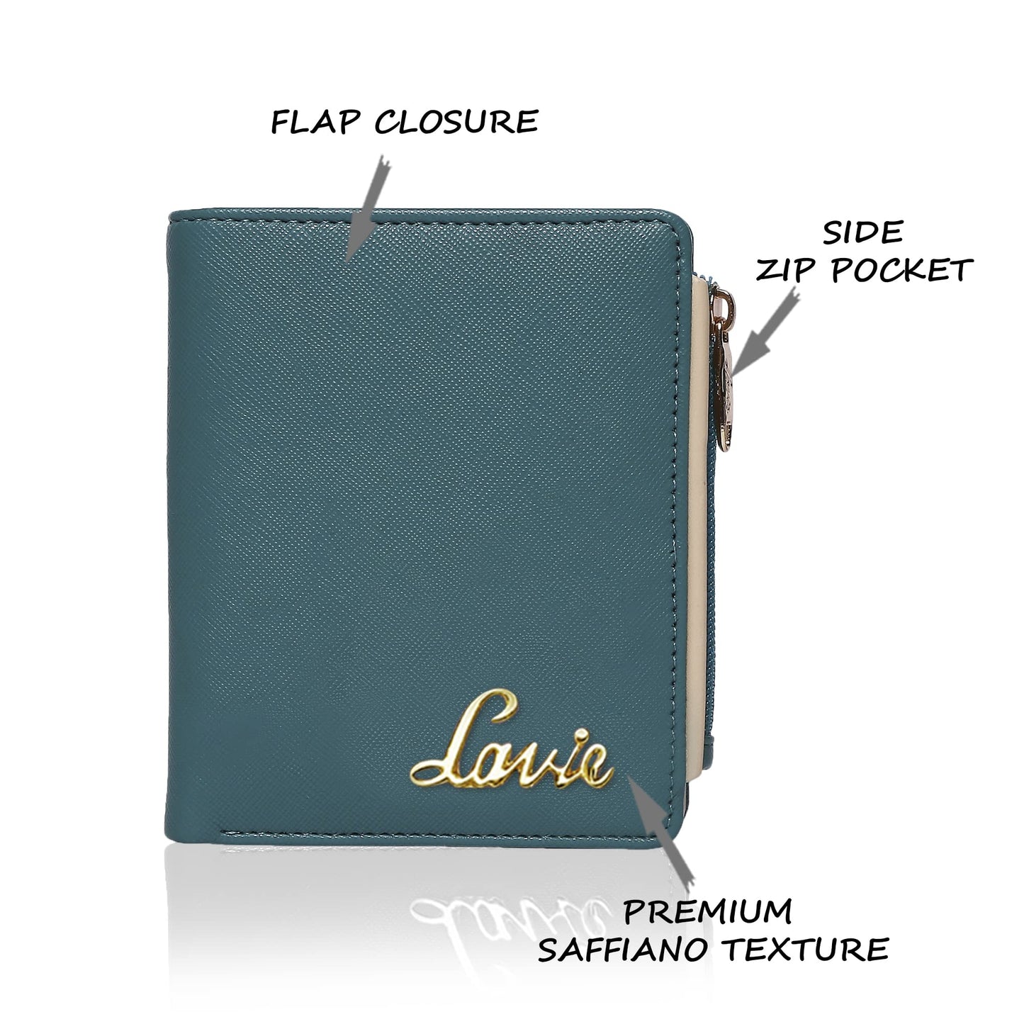 Lavie Women's Chic Green Wallet-Small (WKGJ484050N2)