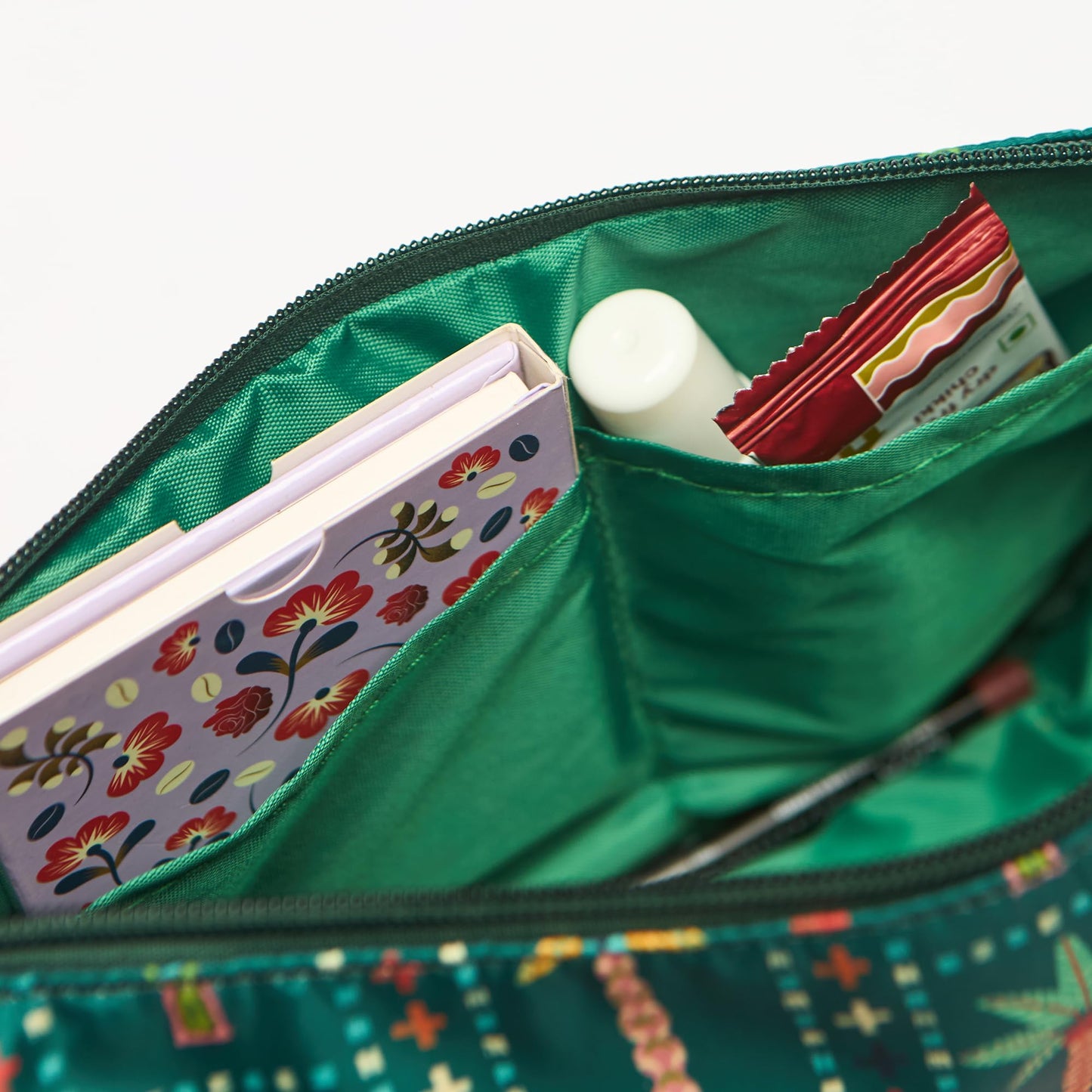 Chumbak Trippy Shoulder Bag - Palms, Digital Nomad, Fanny Bag for Women and Girls, Crossbody Purse Bag, Adjustable Strap, Mini Makeup Pouch