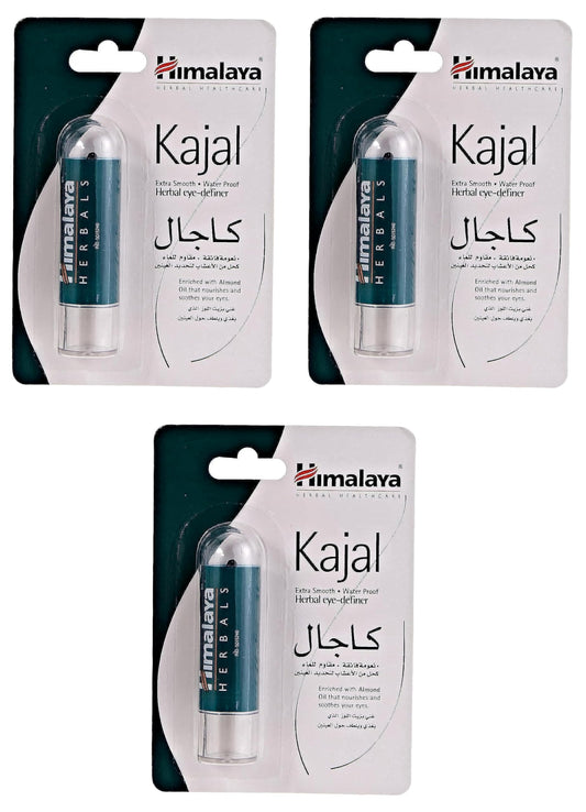Himalaya SINCE 1930 Herbals Kajal Pencil, Matte Black, 2.7G (Packaging May Vary) (Pack Of 3)