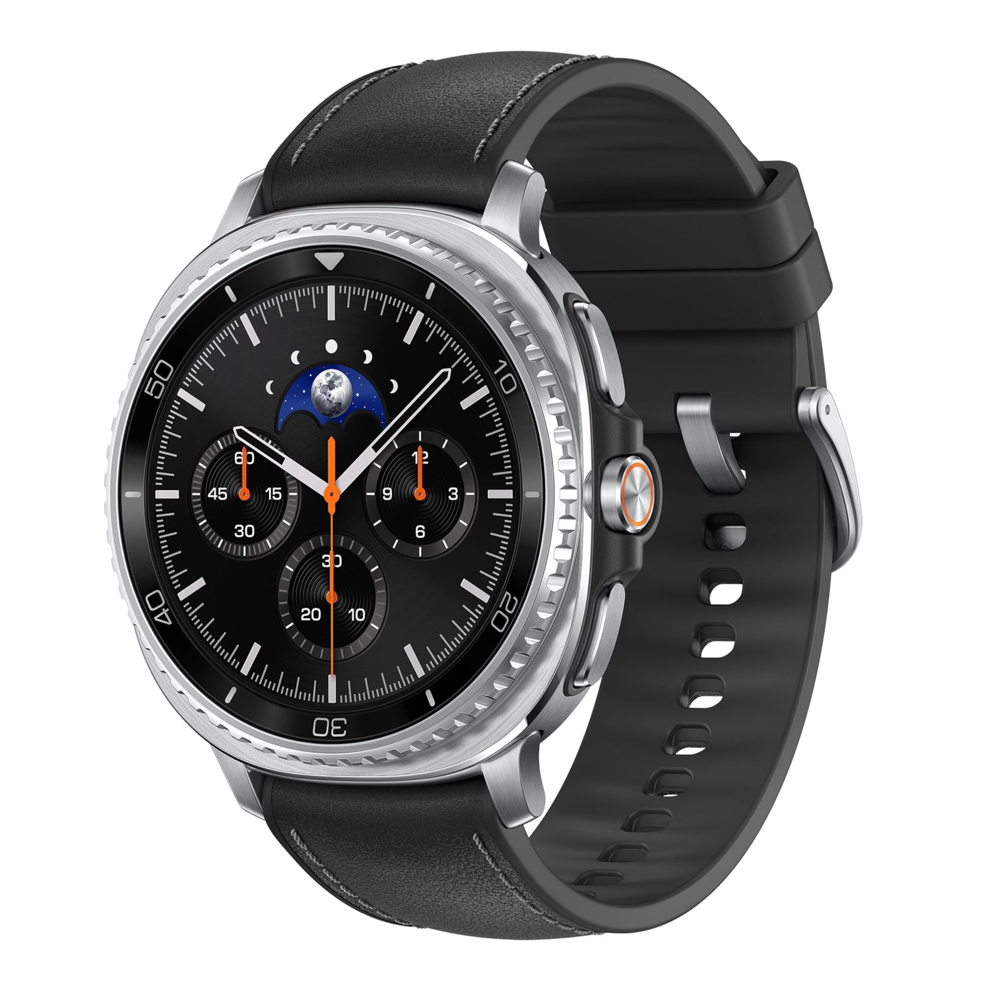 Samsung Galaxy Watch8 Classic (46mm LTE, Black) with 3nm Processor | Dual GPS | Sapphire Glass & Stainless Steel | 5ATM & IP68 | BP, ECG, IHRN & Vascular Load Monitoring | Anti-oxidant Index