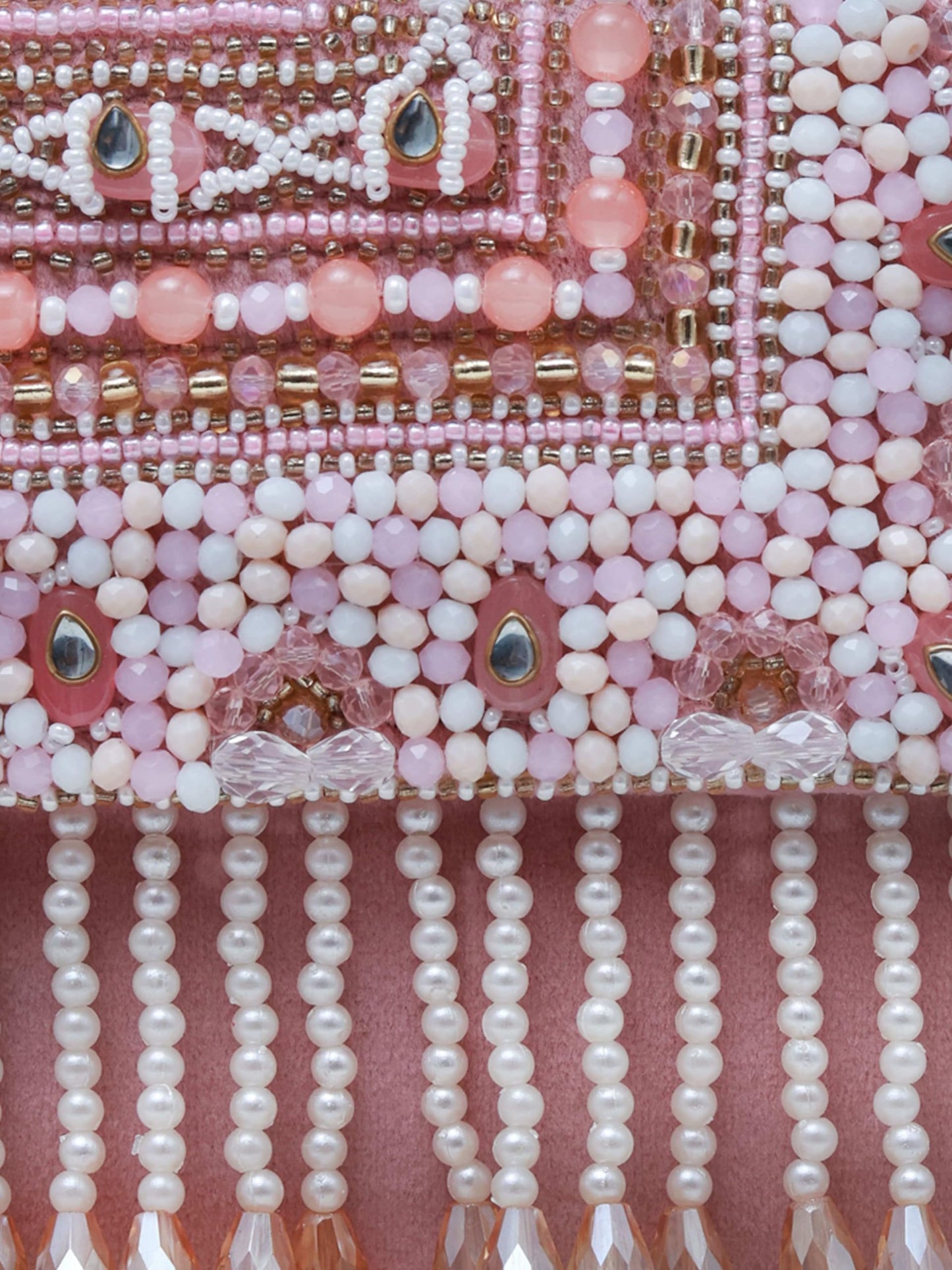 THE TAN CLAN Kiara Pink Flap Over Bag Clutches for women Purses Luxury Evening Handbags for ladies with Handle