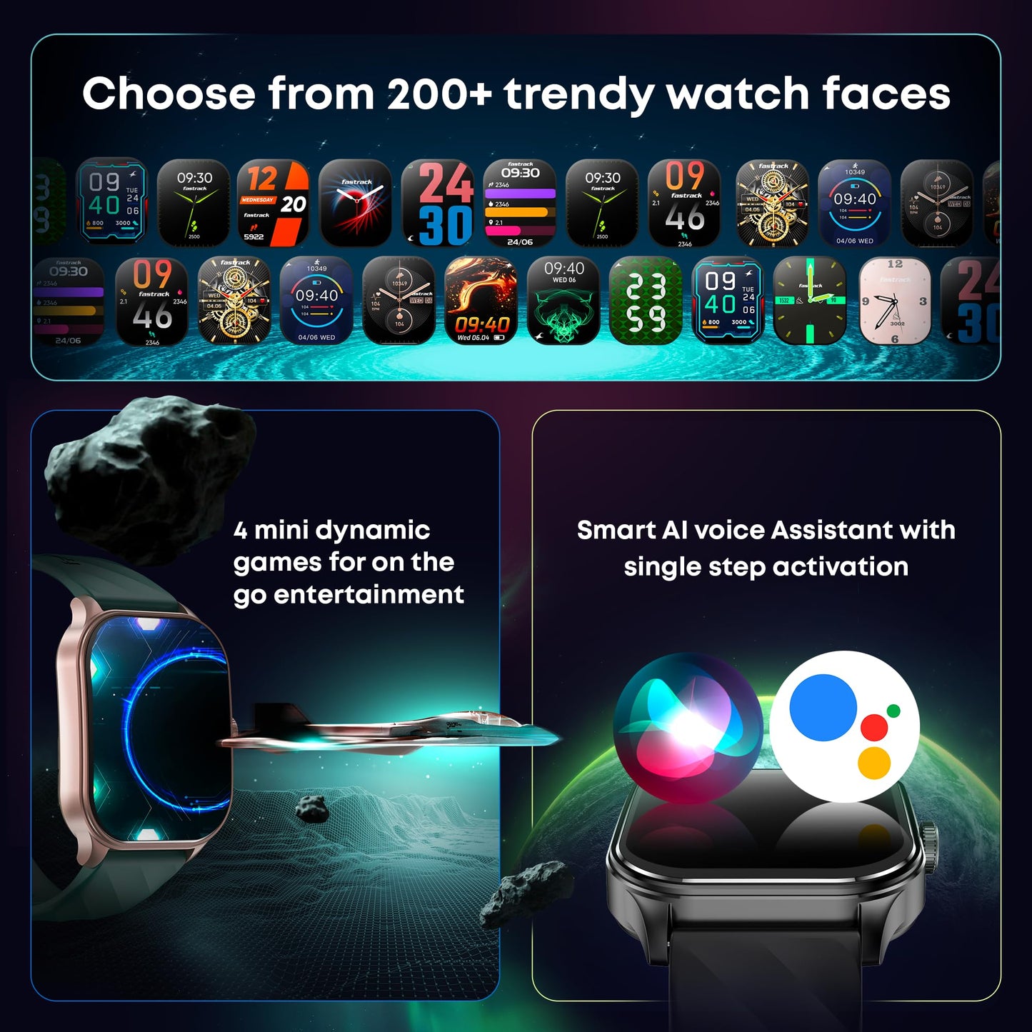 Fastrack Limitless FS2 Pro 1.96" AMOLED Smart Watch with BT Calling, AI Voice Assistant, 100+ Sports Modes, 5-Day Battery, Fast Charge, Health Tracking, – Smartwatch for Men & Women (Wine Red)