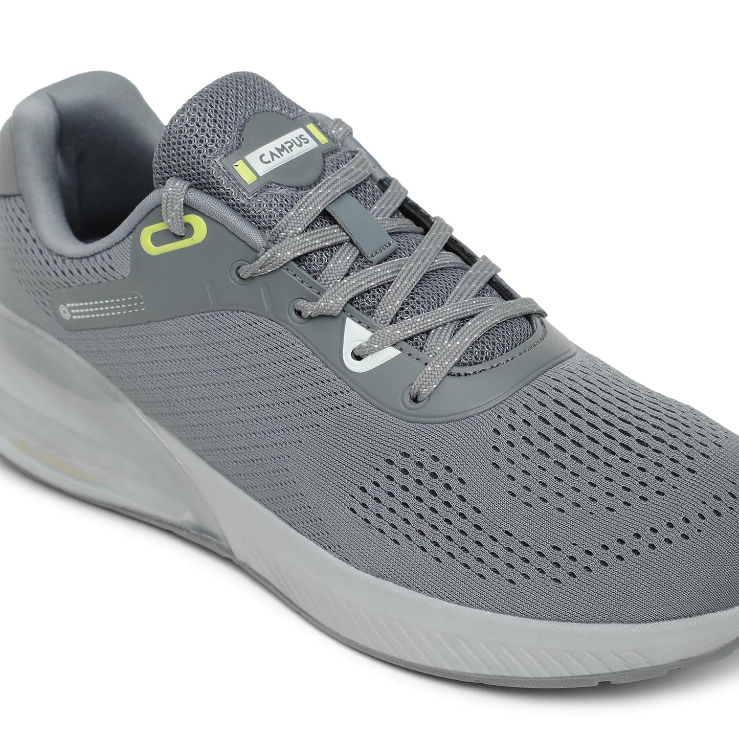 Campus Men's Dunk Running Shoes M.Gry/Lemon - 9UK/India