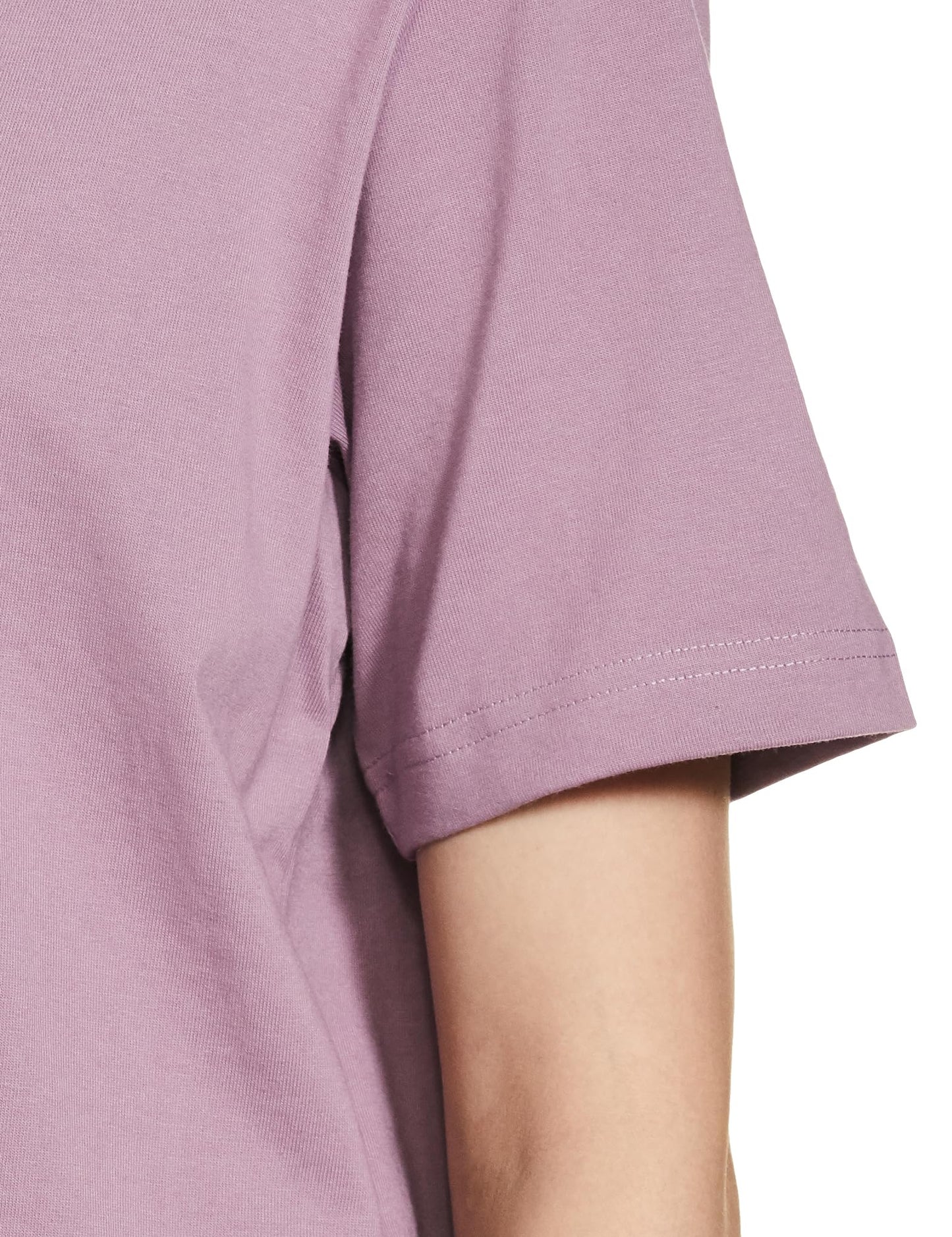 Nike Women Polyester Regular Fit Shirt (DQ2907-505_Amethyst Wave/Black/Summit White M)