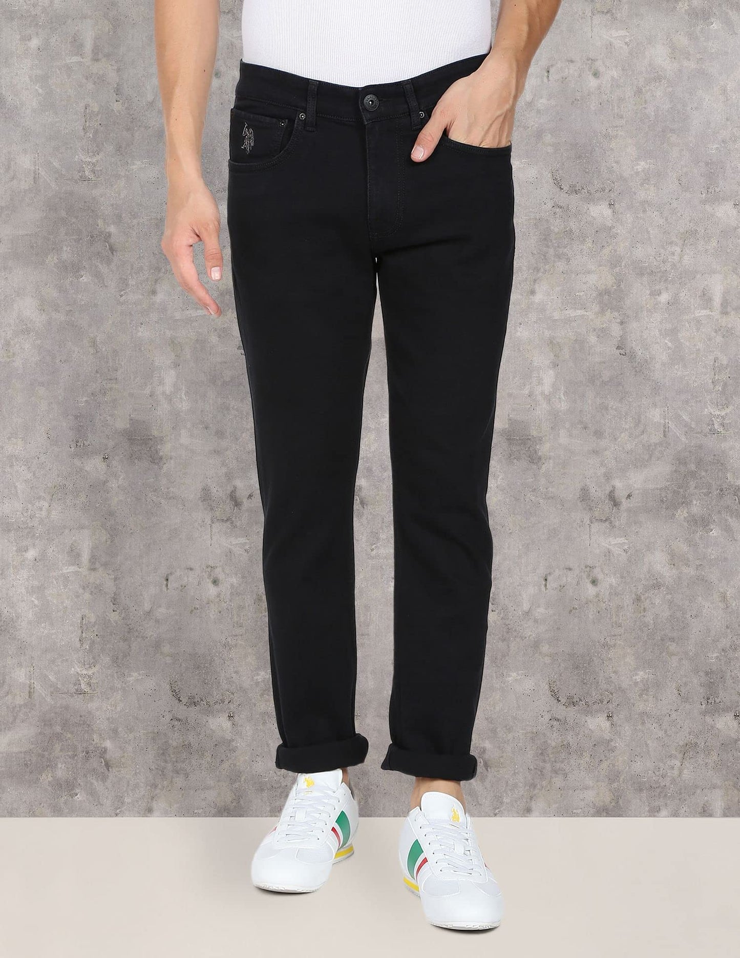 U.S. POLO ASSN. Brandon Slim Tapered Fit Jeans Black