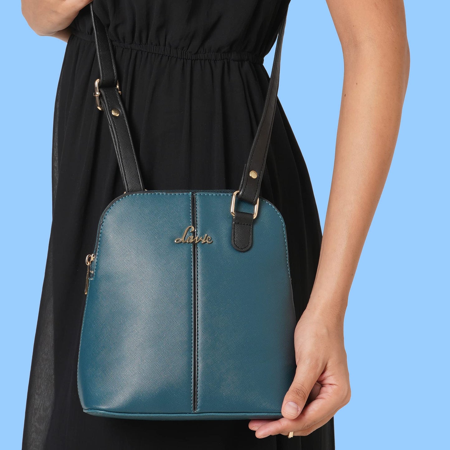 Lavie Women SPINE VT DOME TEAL- LADIES HANDBAG