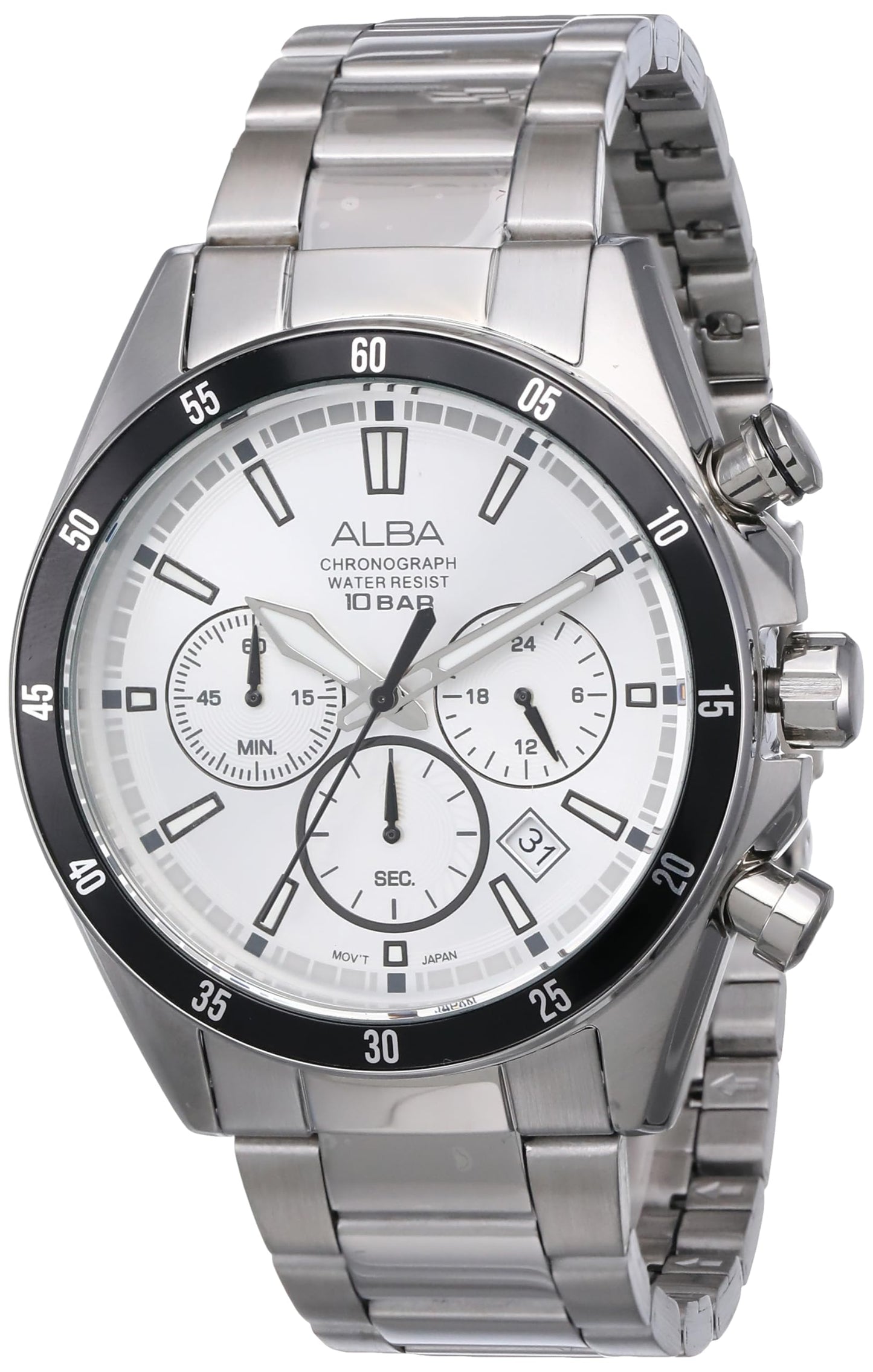 ALBA Analog Silver Dial Men's Watch-AT3J31X1