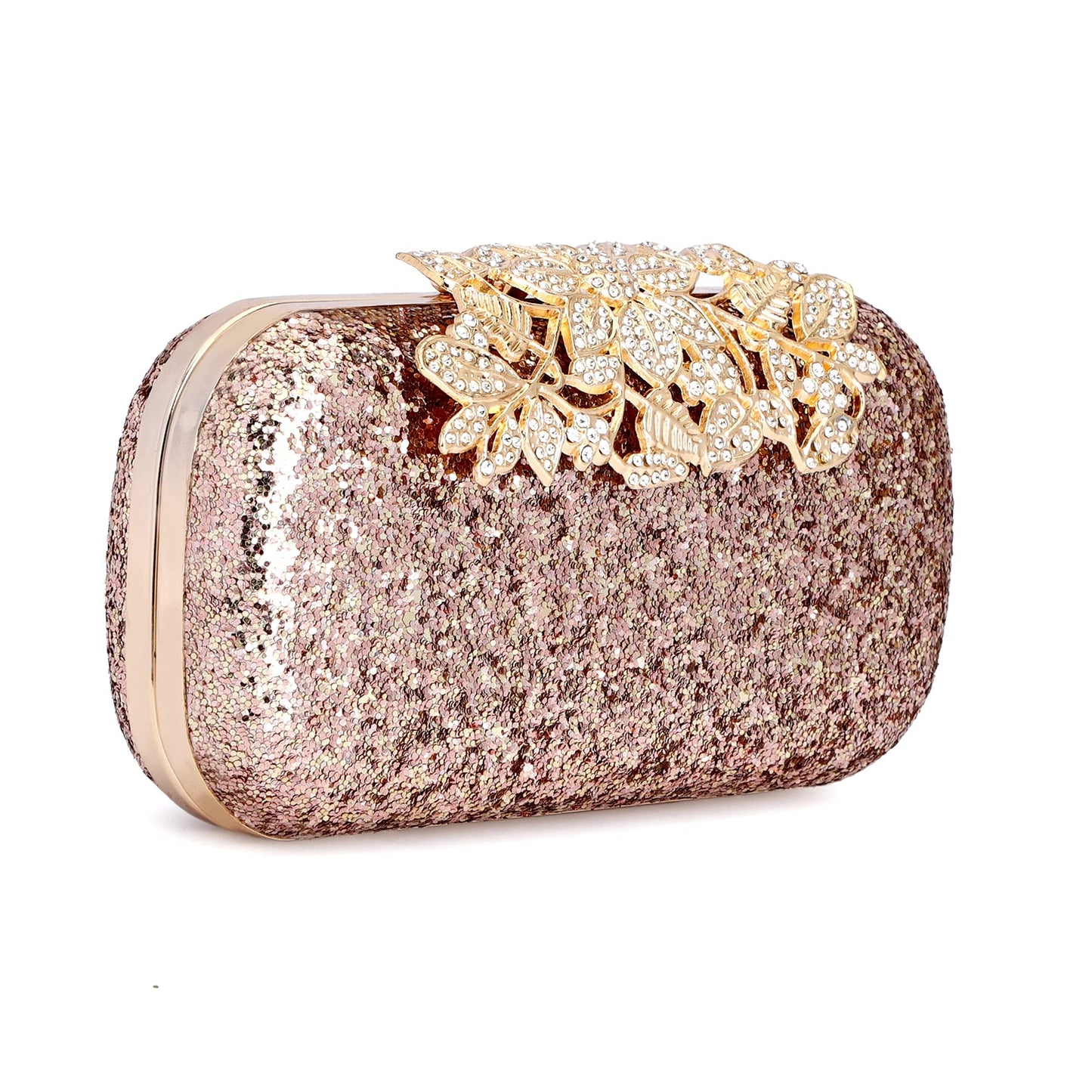 TOOBA Women's Clutch, Metallic Rose Gold
