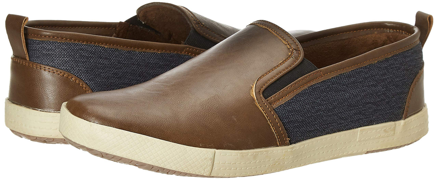 Centrino Men's Tan Casual Sneakers - 9 UK/India (43 EU)(124-001)