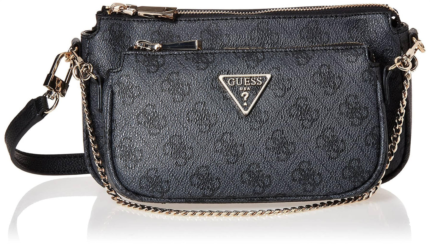 GUESS Womens Noelle Mini Bags, Coal, S, Western