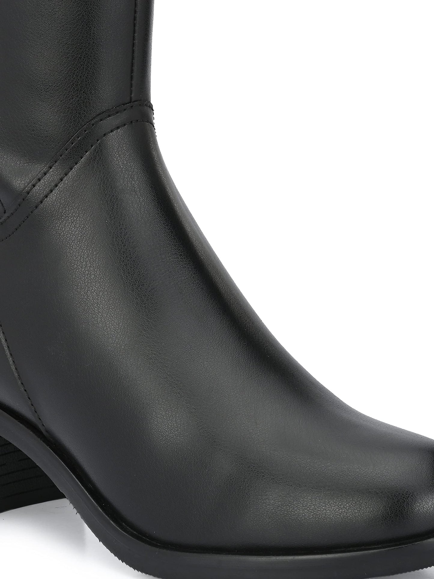 Delize Womens Tan/Black Knee Boots