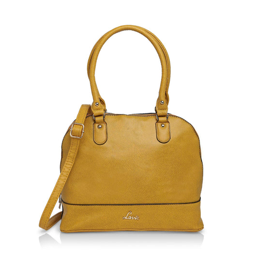 Lavie Women's Satchel Handbag (Ocher Yellow)