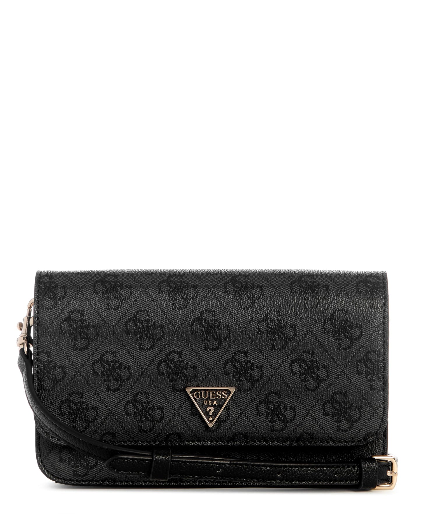GUESS Noelle II Crossbody Flap Organizer, Coal Logo, Coal Logo, One Size