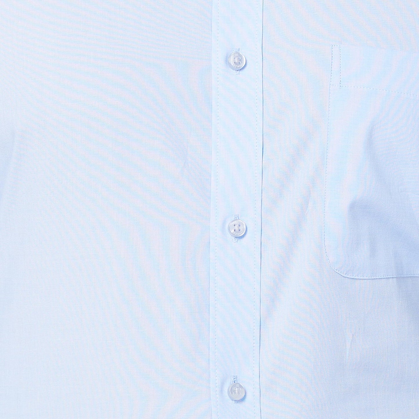 Raymond Men's Slim Fit Pure Cotton Structure Pattern Semi Cutaway Collar Full Sleeve Formal Shirt (Size: 44)-RMSX12860-B2 Light Blue