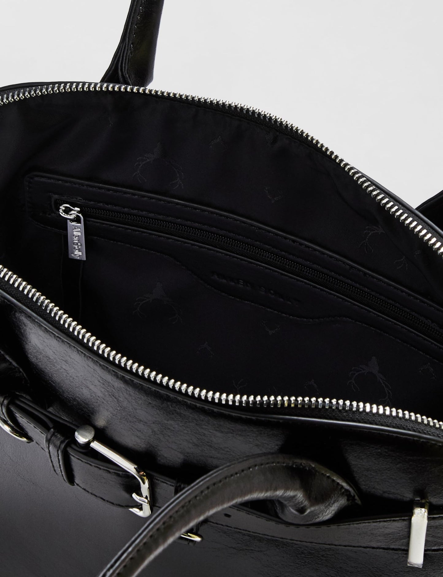 Allen Solly PU Structured Shoulder Bag with Buckle Detail