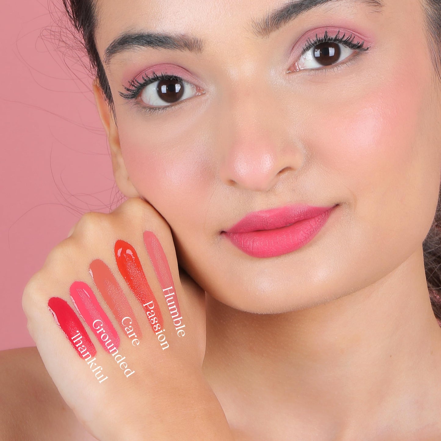 LA MIOR Here To Stay Liquid Blush | Radiant & Satin Finish | 3 in 1 Colour for Cheeks, Lips & Eyes Tint | Long Lasting Natural Glow | Pigmented & Buildable | Enriched with Almond Oil, Jojoba & squalane | Shade - Humble, 5 ML