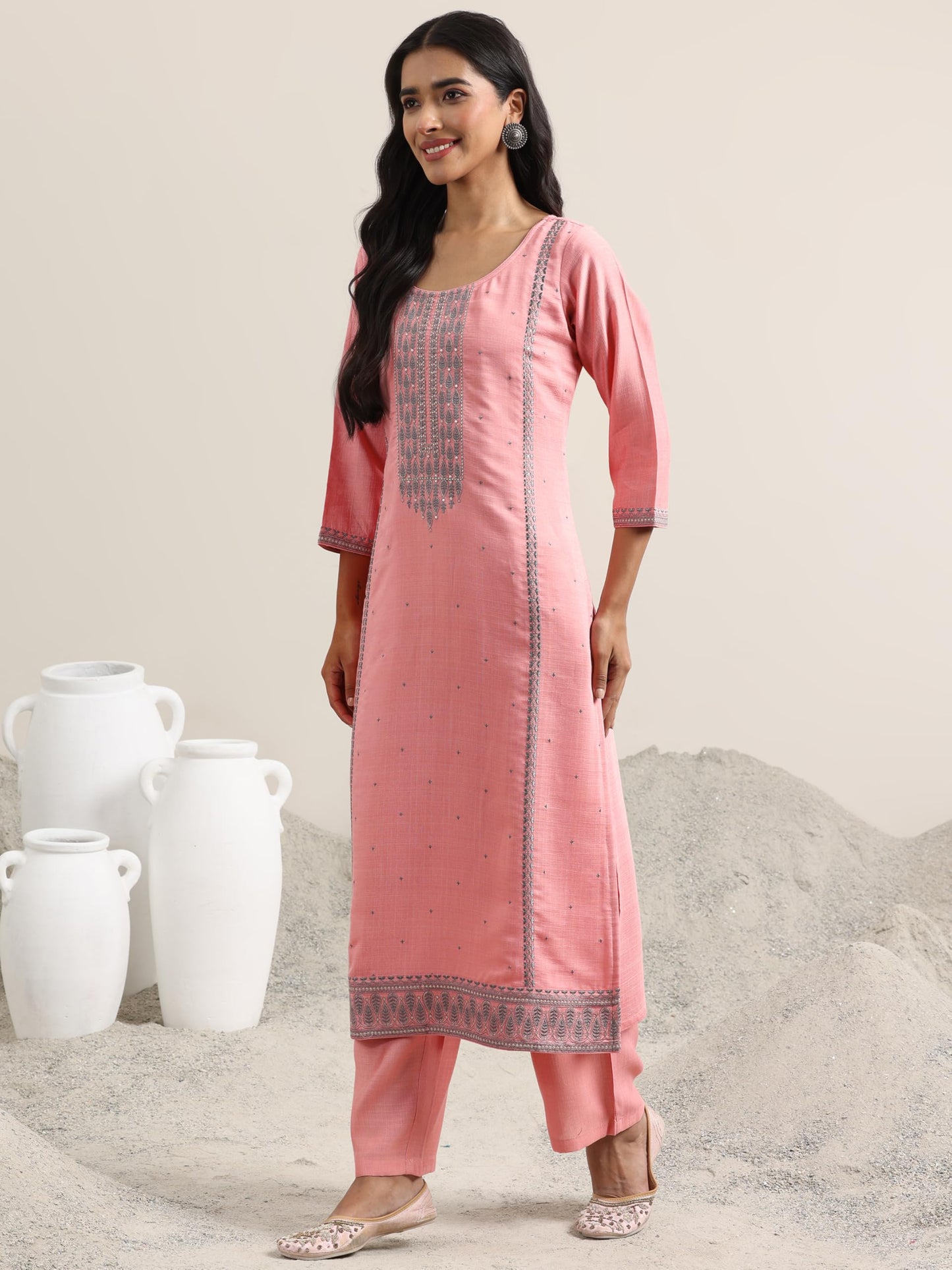 Libas Women's Cotton Blend Kurta Set (99512