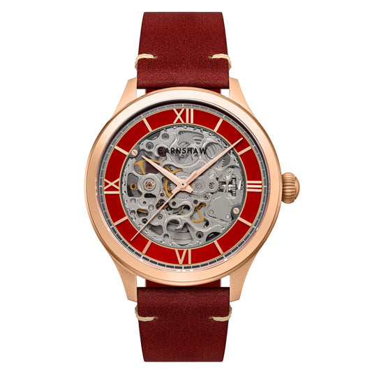 EARNSHAW Baron Analog Red Dial Men's Watch-ES-8230-04
