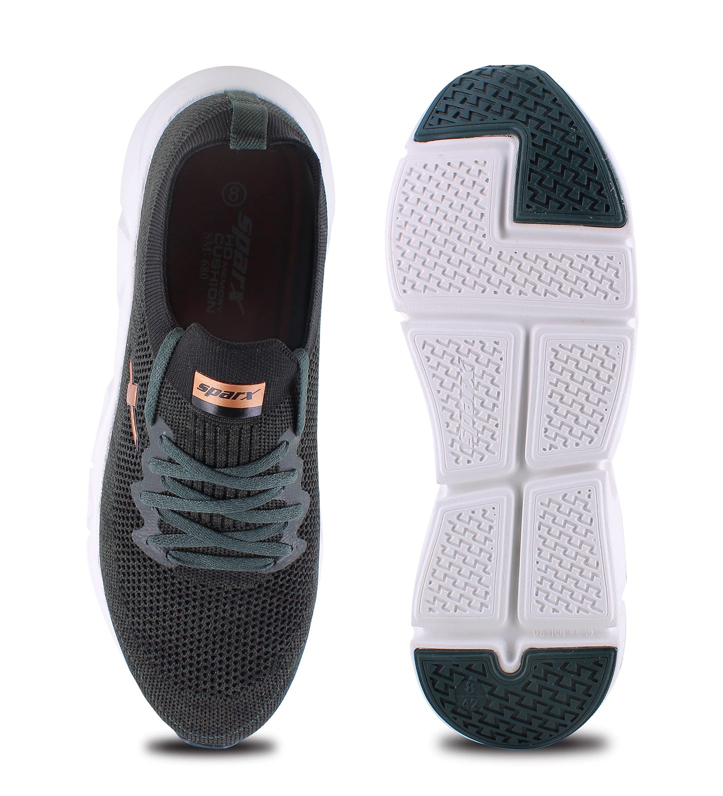 SPARX Sports Shoe SM-680 Green for Men