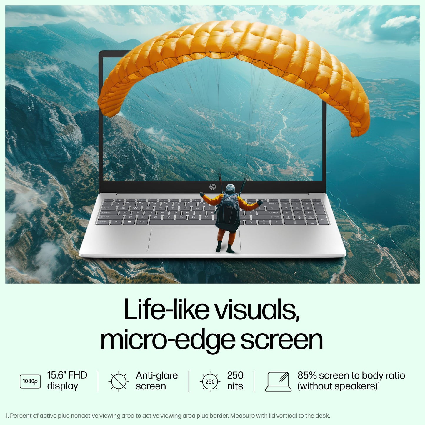 HP 15, 13th Gen Intel Core i7-1355U (16GB DDR4, 512GB SSD) Microsoft365* Office2024, Win11, 15.6inch(39.6cm) FHD Laptop, Intel Iris Xe, FHD Camera w/Privacy Shutter, Backlit, Silver, 1.59kg, fd0468tu