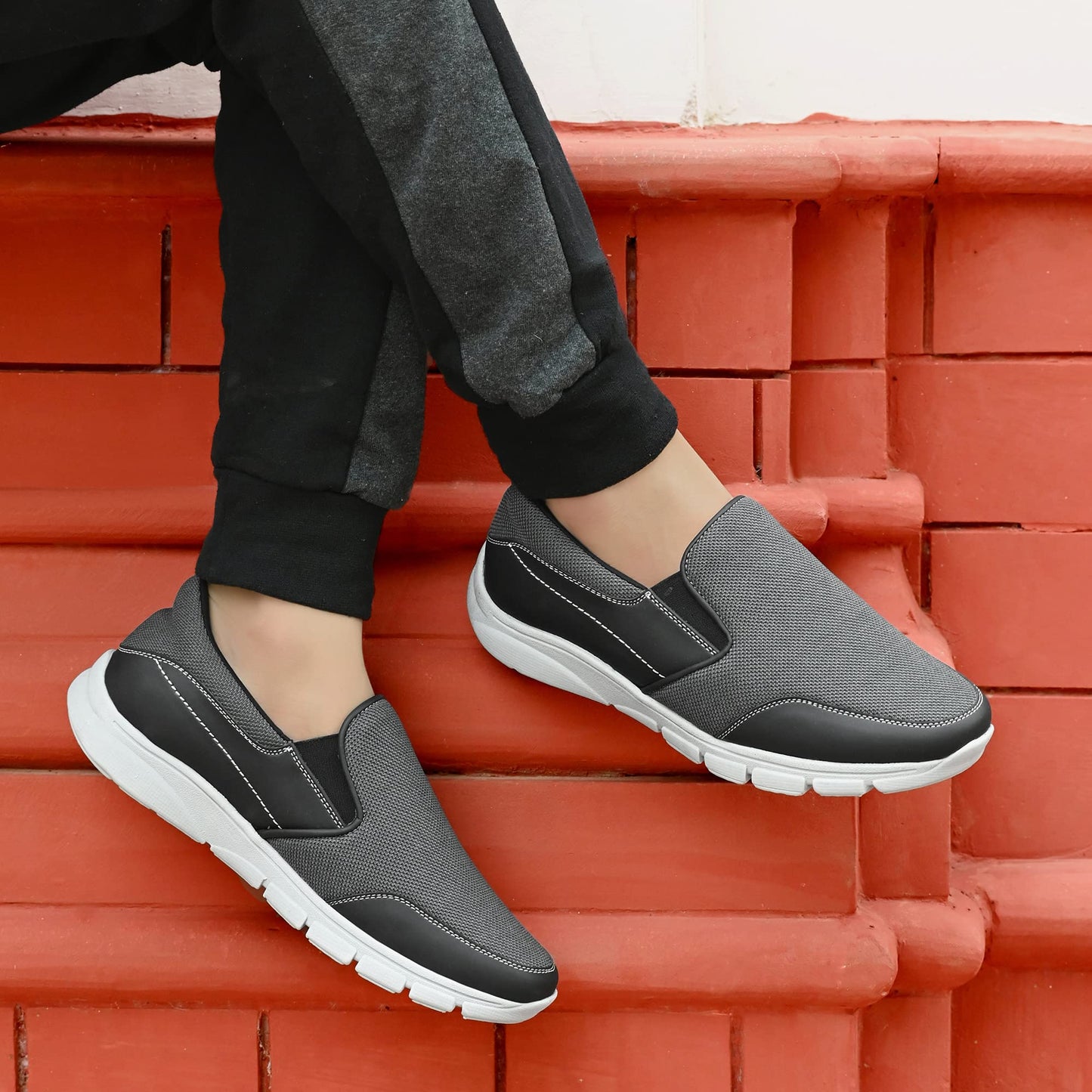 Centrino Casual Shoe for Men | Trendy Sneaker with Soft Cushioned Insole | Stylish, Durable & Comfortable Design | Ideal for Everyday Casual Wear & Outings 6709-2_Grey_6