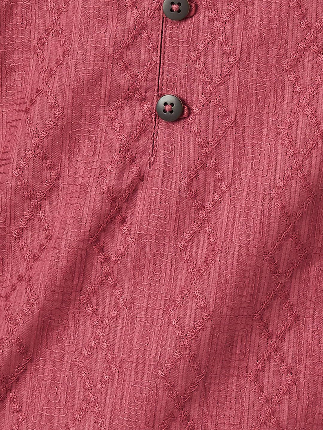 Max Women's Cotton Blend Solid Regular Kurta